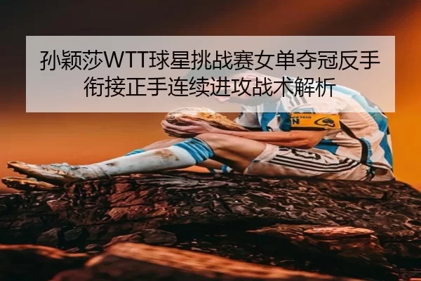 孙颖莎WTT球星挑战赛女单夺冠反手衔接正手连续进攻战术解析
